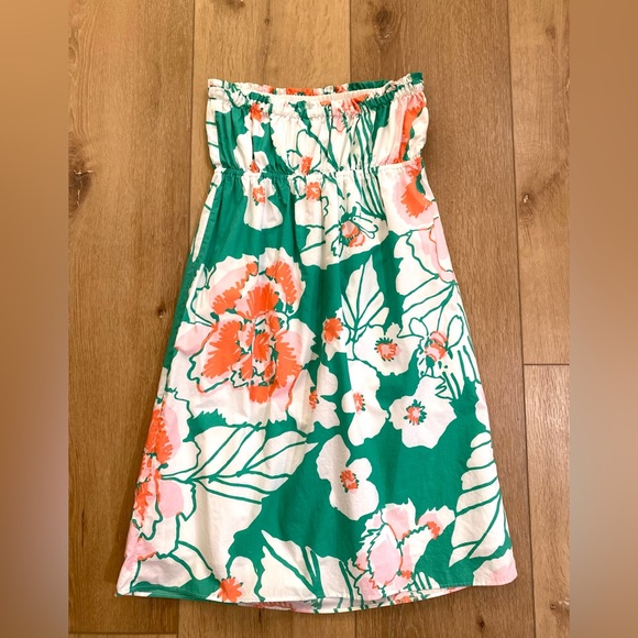 Lilly Pulitzer Dress Women’s Size Medium Krinie Tube Floral Take Me Higher - Picture 7 of 7
